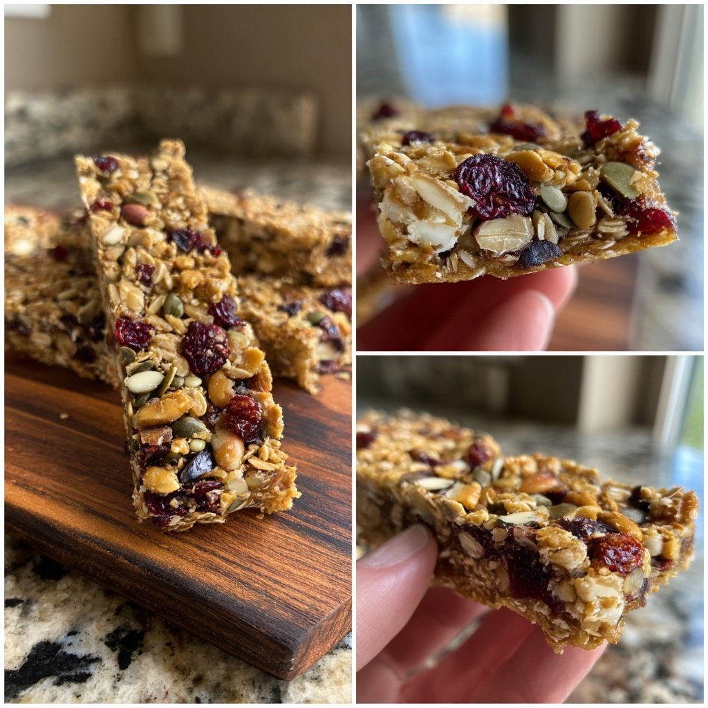 Healthy No Bake Oat Snack Bars