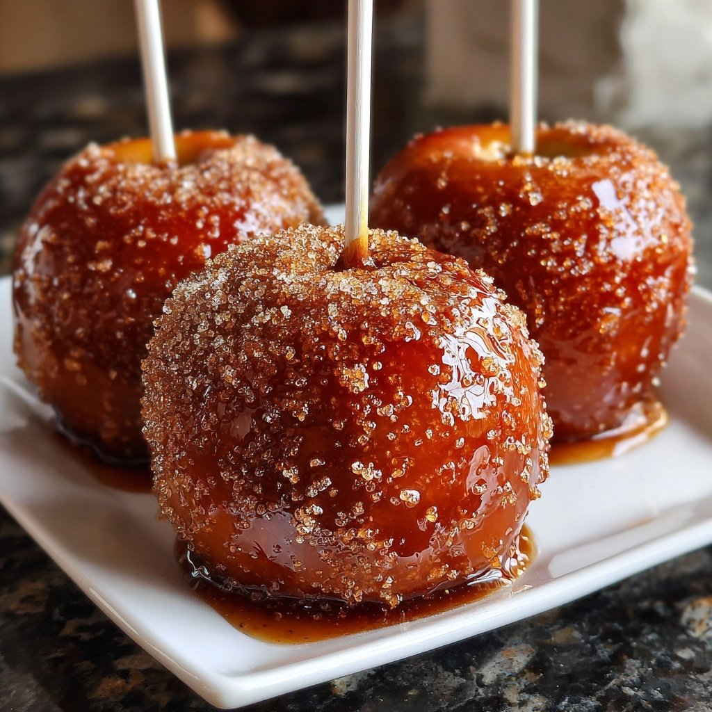Cinnamon Sugar Candy Apples