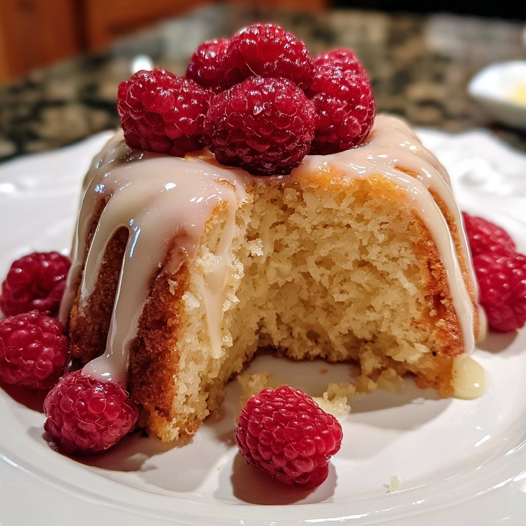 Mini Heart Cake with Almond Sponge