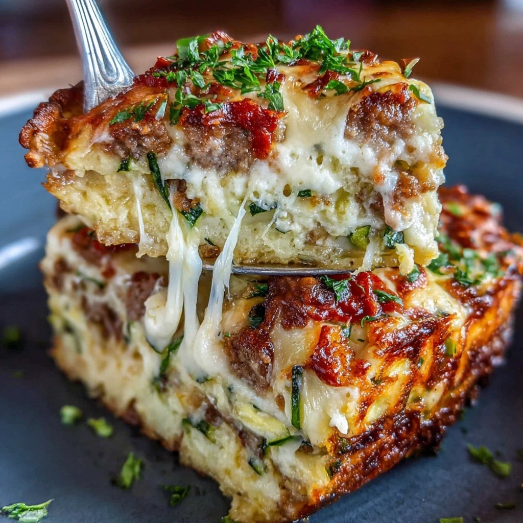 Hamburger Meat And Zucchini Casserole