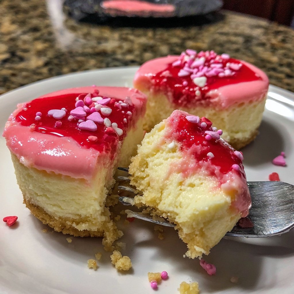 Valentines Treats Mini Cheesecakes