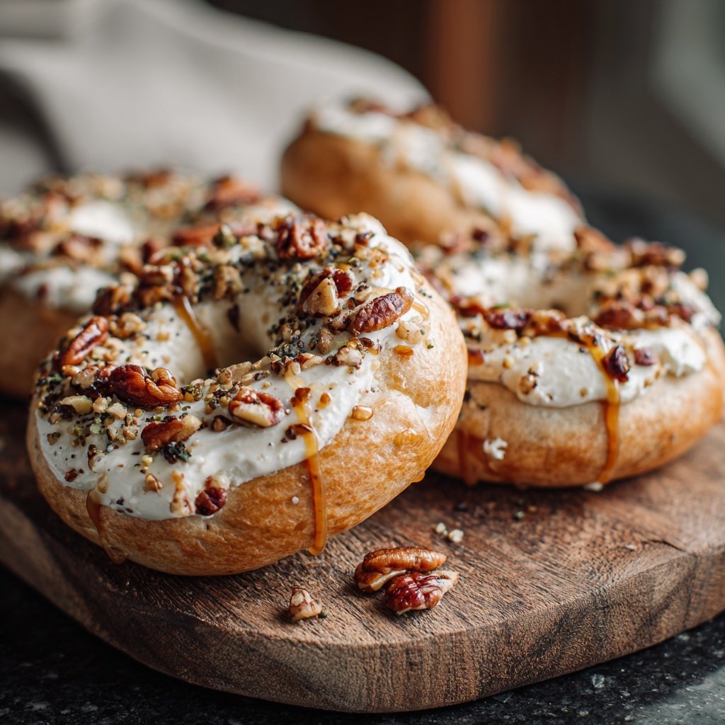 Greek Yogurt Maple Bagels
