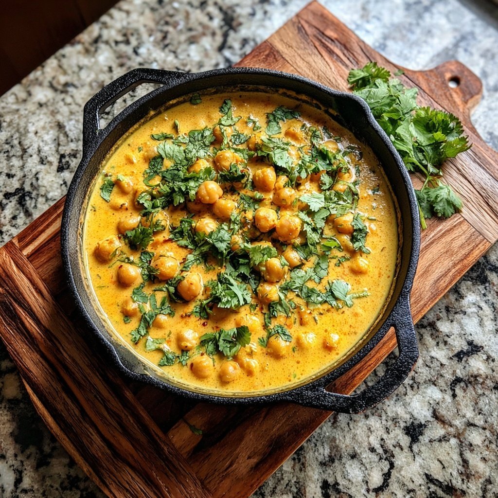 Creamy Chickpea Coconut Curry
