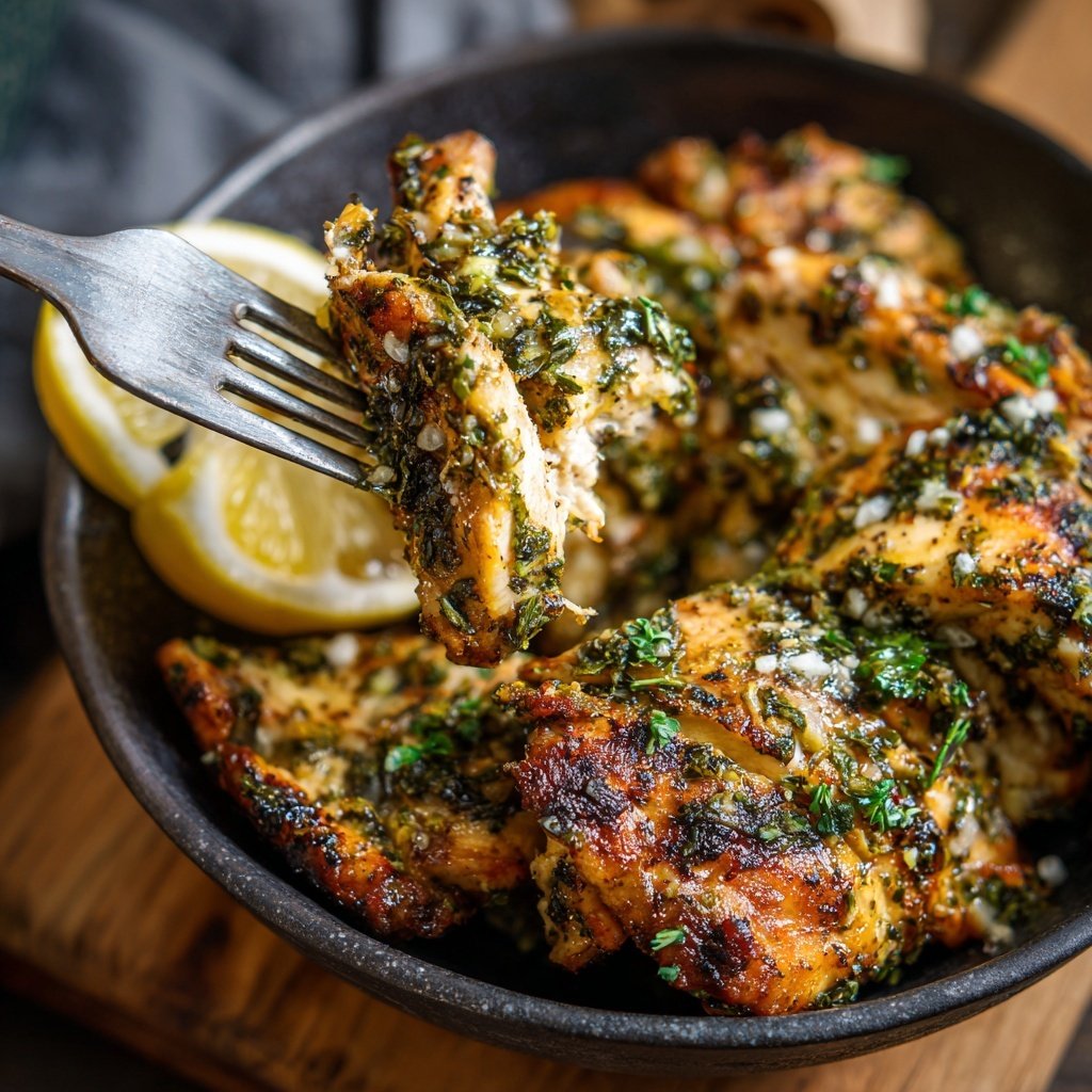 Grilled Lemon Herb Chicken Bowl