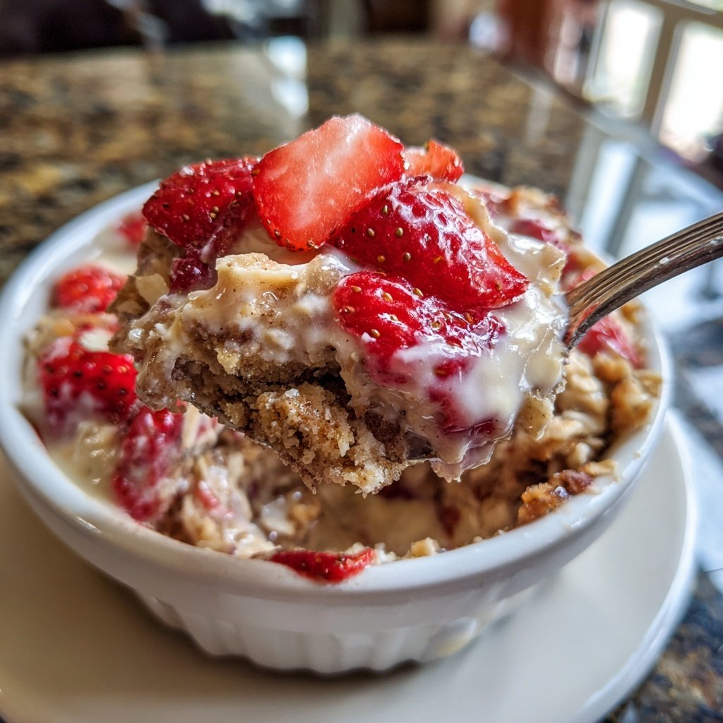 Strawberry Cheesecake Oatmeal