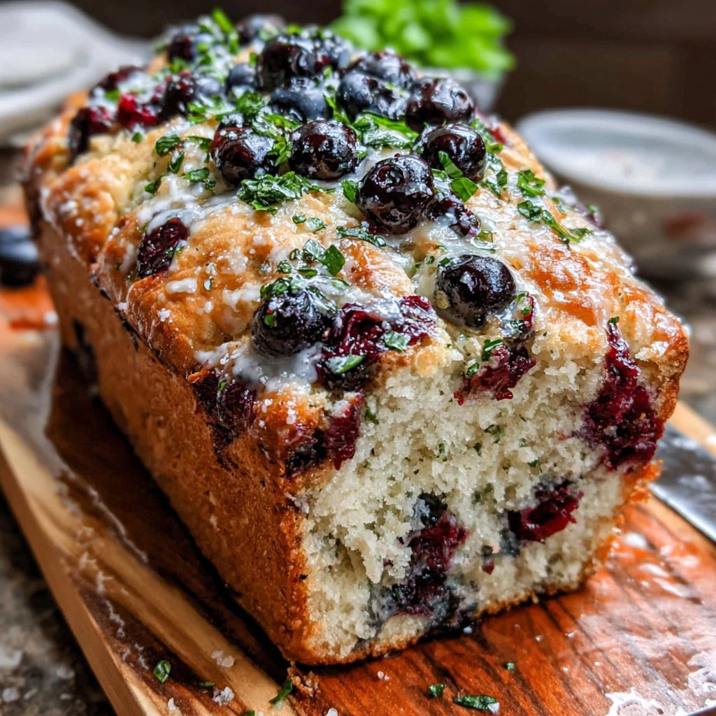Blueberry Lemon Sourdough Bread No Yeast