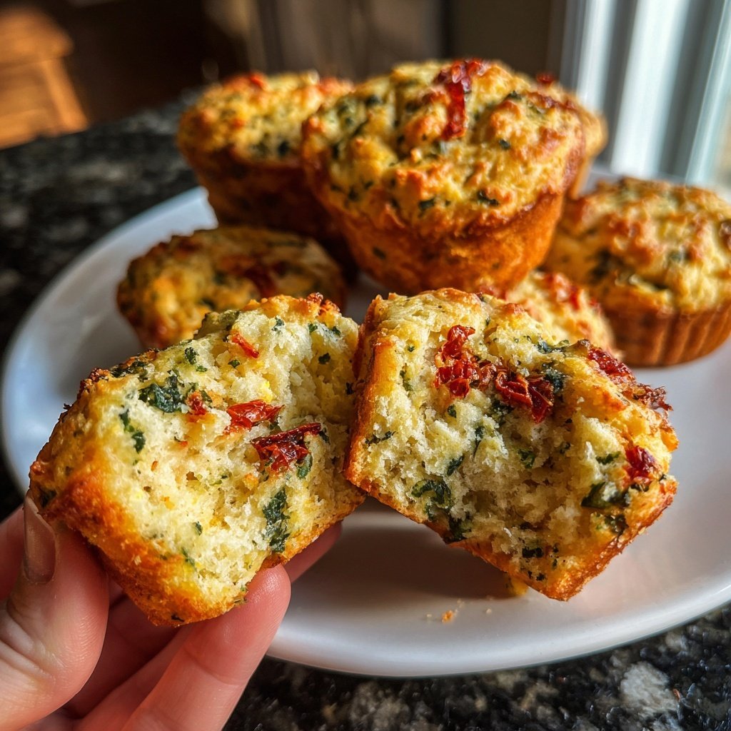 Super Bowl Food Savory Veggie Muffins