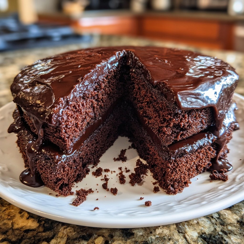 Chocolate Cake Made From Scratch