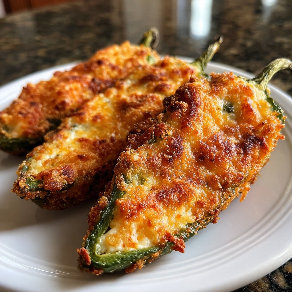 Jalapeno Poppers with Cheddar Filling