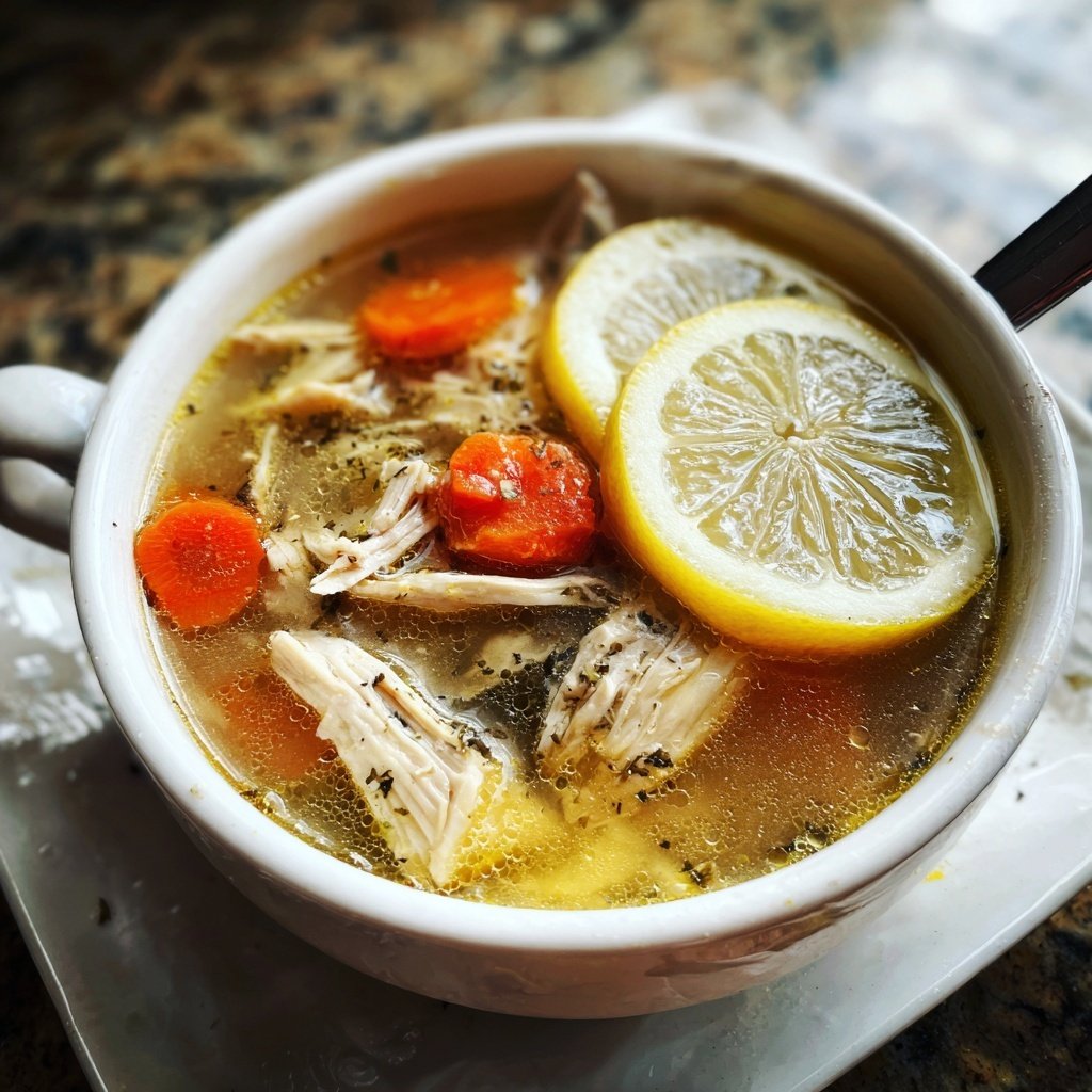 Spring Chicken Soup With Lemon