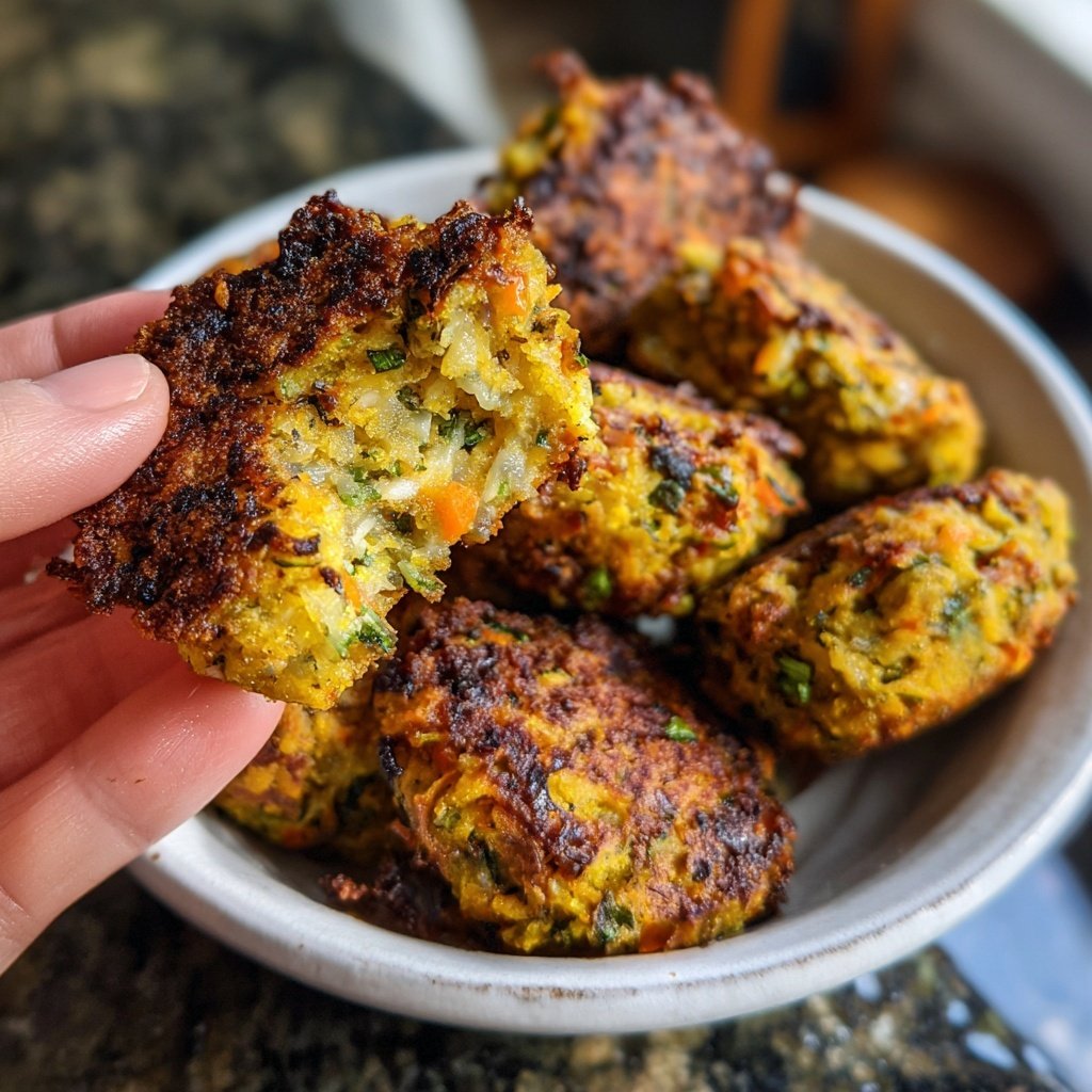 Crispy Polenta Veggie Bites