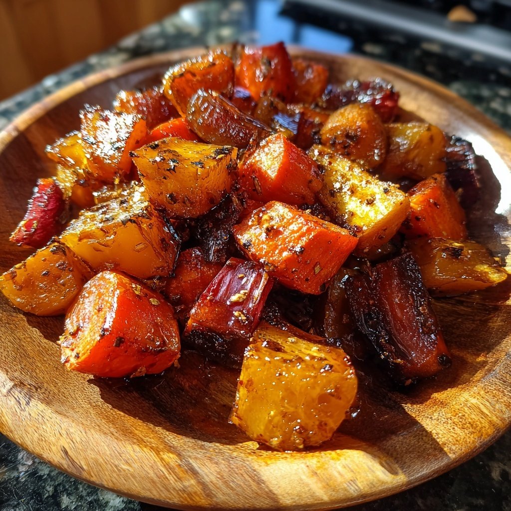 Honey Roasted Root Vegetables